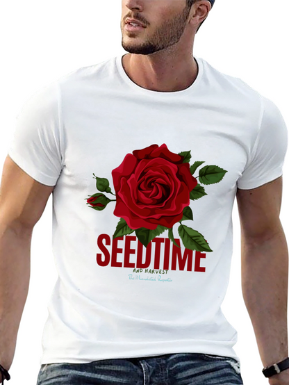Seedtime and Harvest Rose Graphic Tee