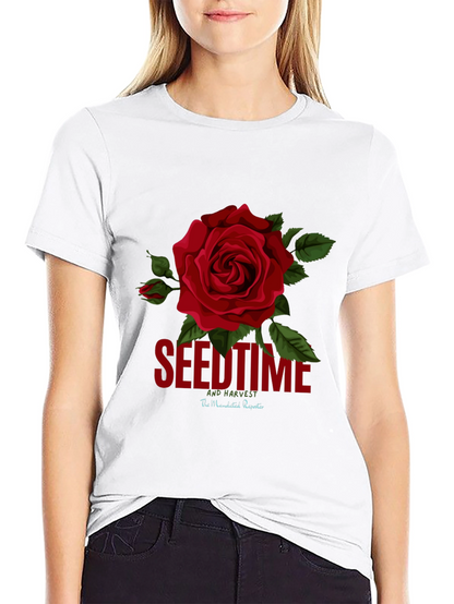 Seedtime and Harvest Rose Graphic Tee