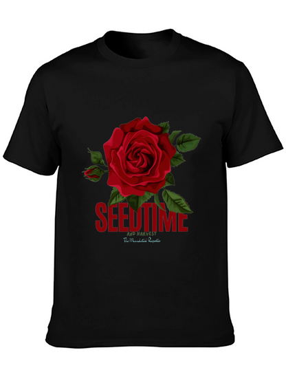 Seedtime and Harvest Rose Graphic Tee