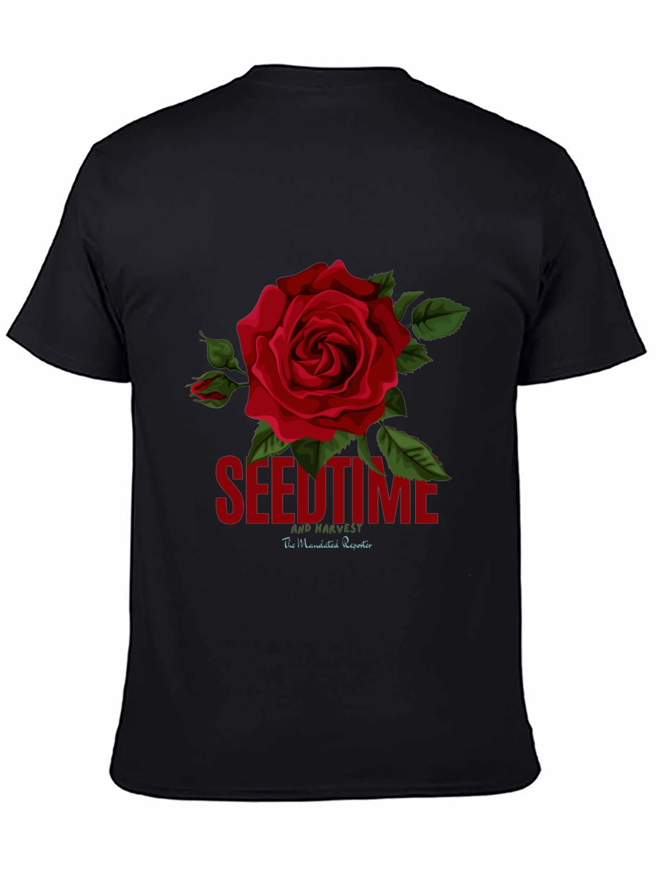 Seedtime and Harvest Rose Graphic Tee