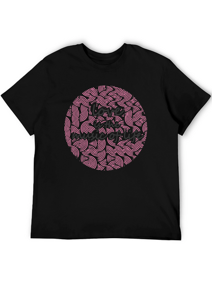 Love is the Music of Life Black Graphic Tee