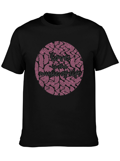 Love is the Music of Life Black Graphic Tee