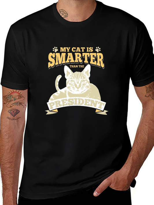 My Cat Is Smarter Than the President Graphic Tee