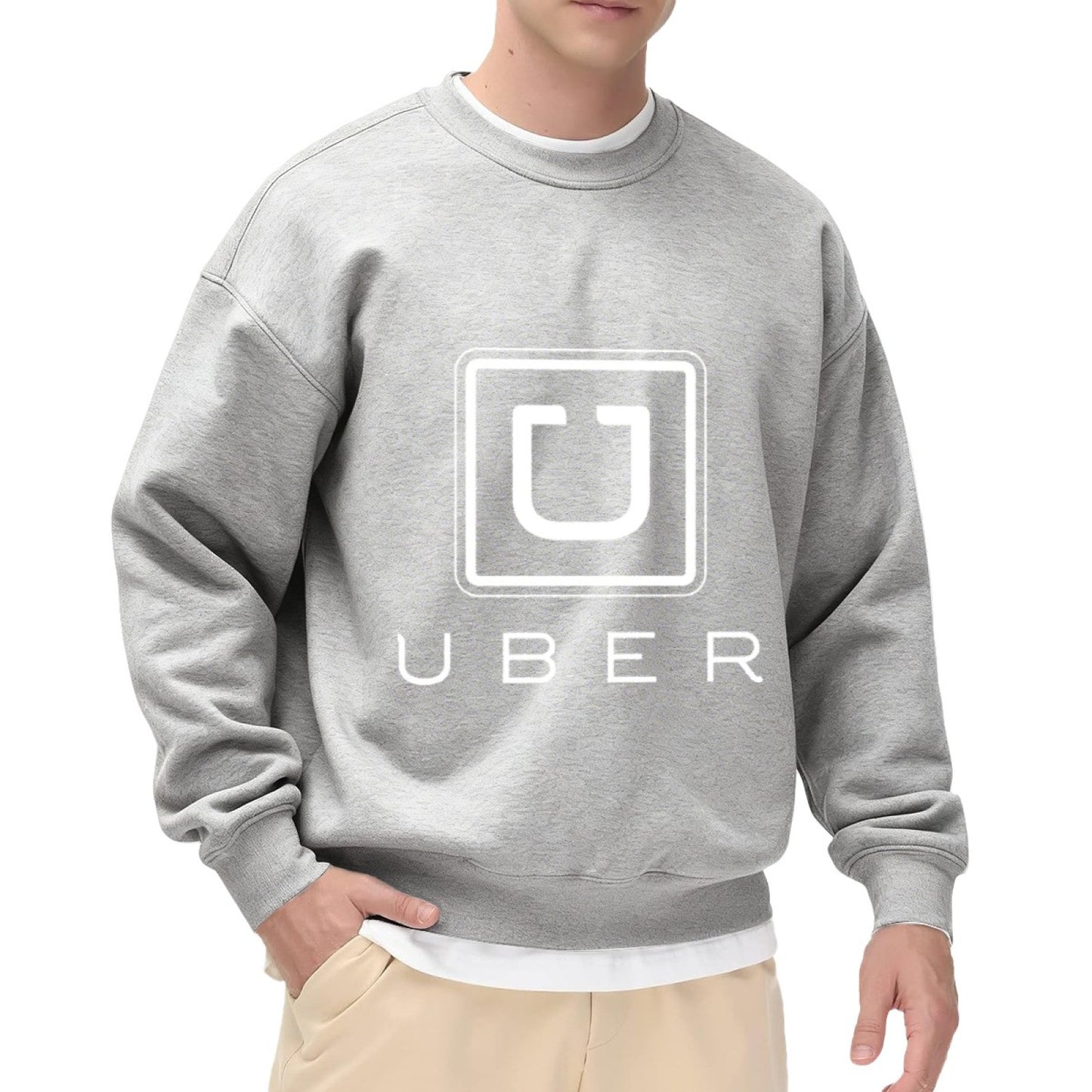 Minimalist Uber Brand Crewneck Sweatshirt