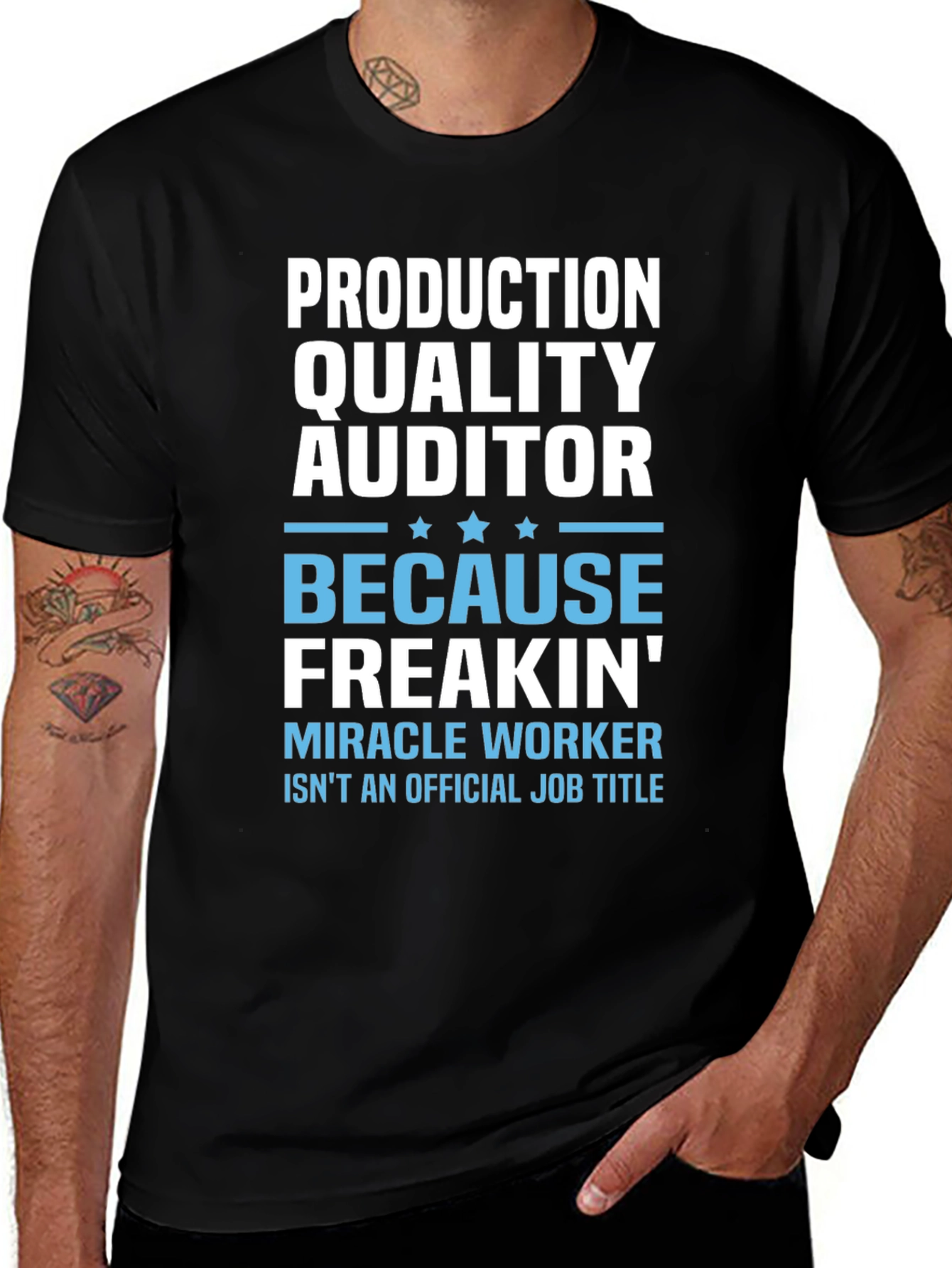Production Quality Auditor Funny Job Title T-Shirt
