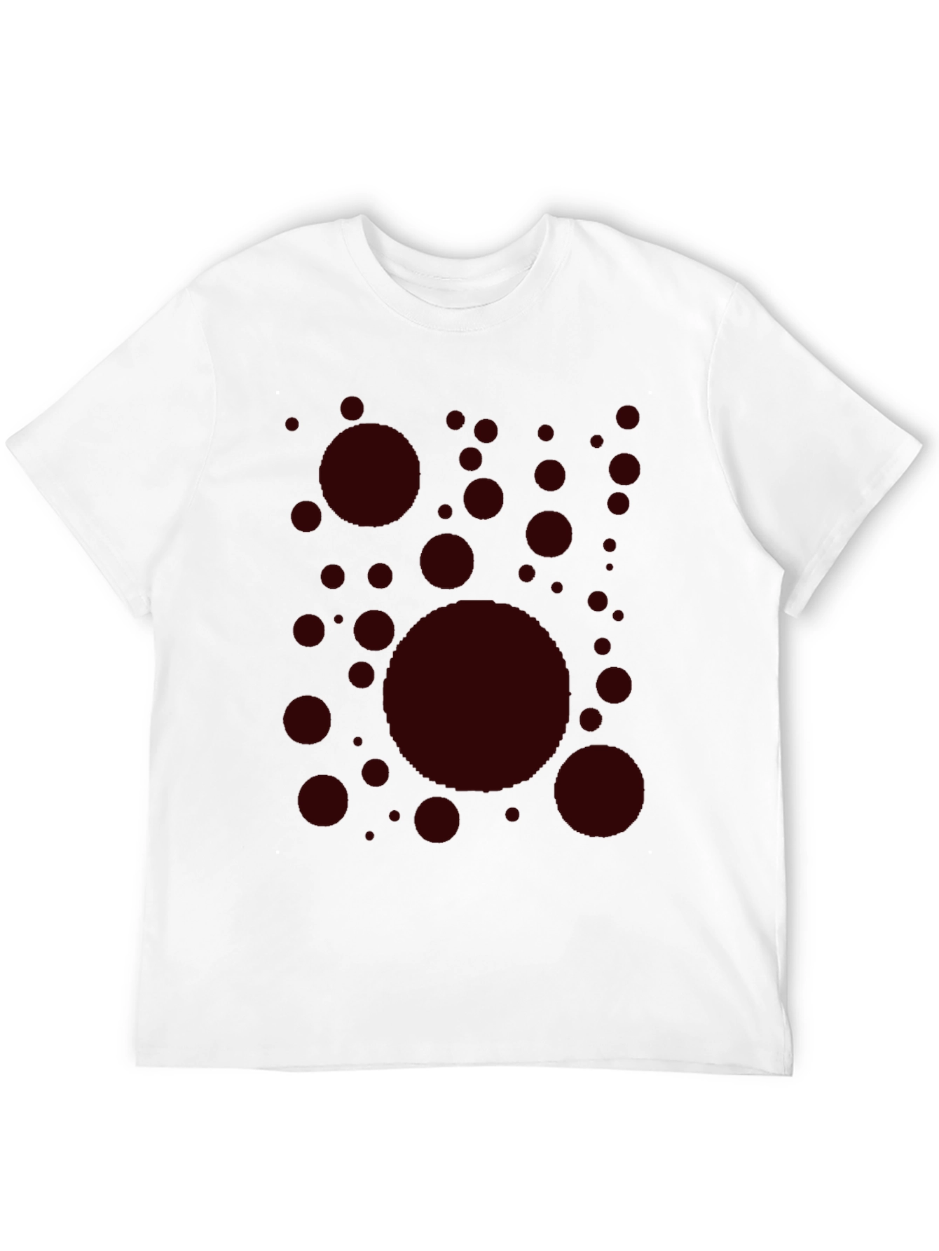 Modern Circle Pattern Tee - Casual Style