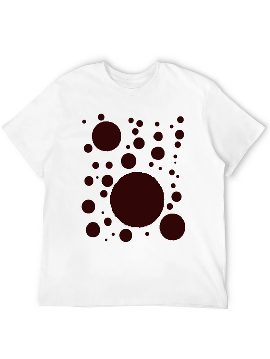 Modern Circle Pattern Tee - Casual Style