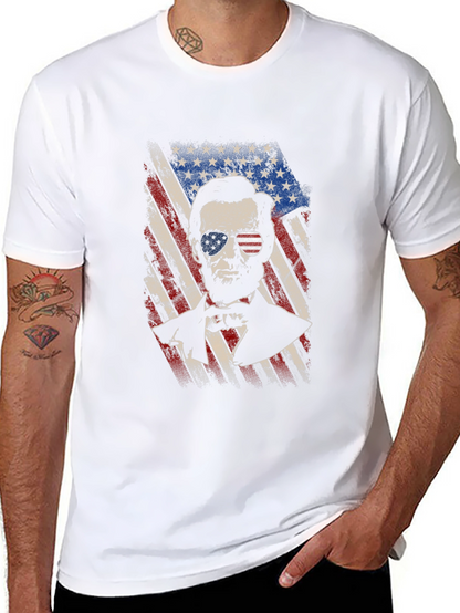 Patriotic Lincoln Flag T-Shirt
