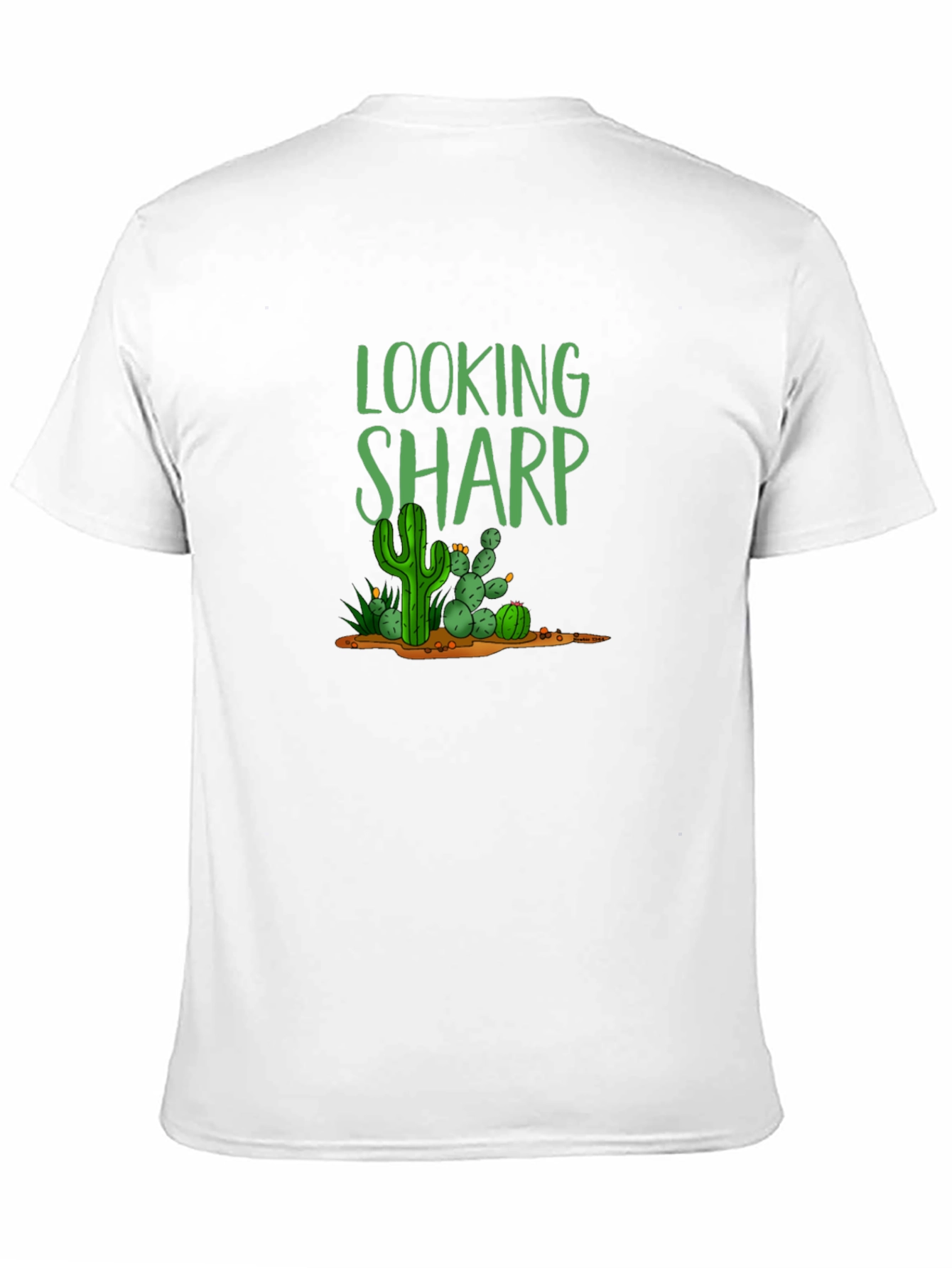 Looking Sharp Cactus T-Shirt - Black Cotton Tee