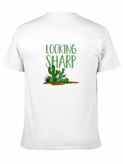 Looking Sharp Cactus T-Shirt - Black Cotton Tee