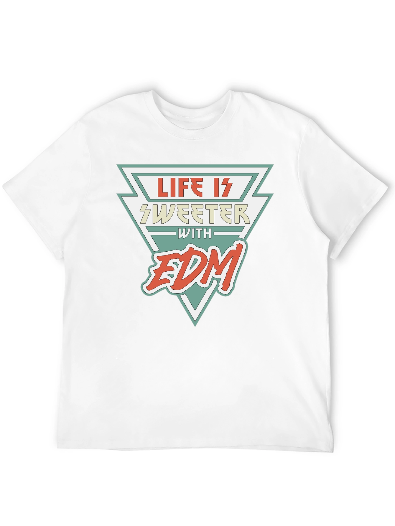 Life is Sweeter with EDM Black T-Shirt