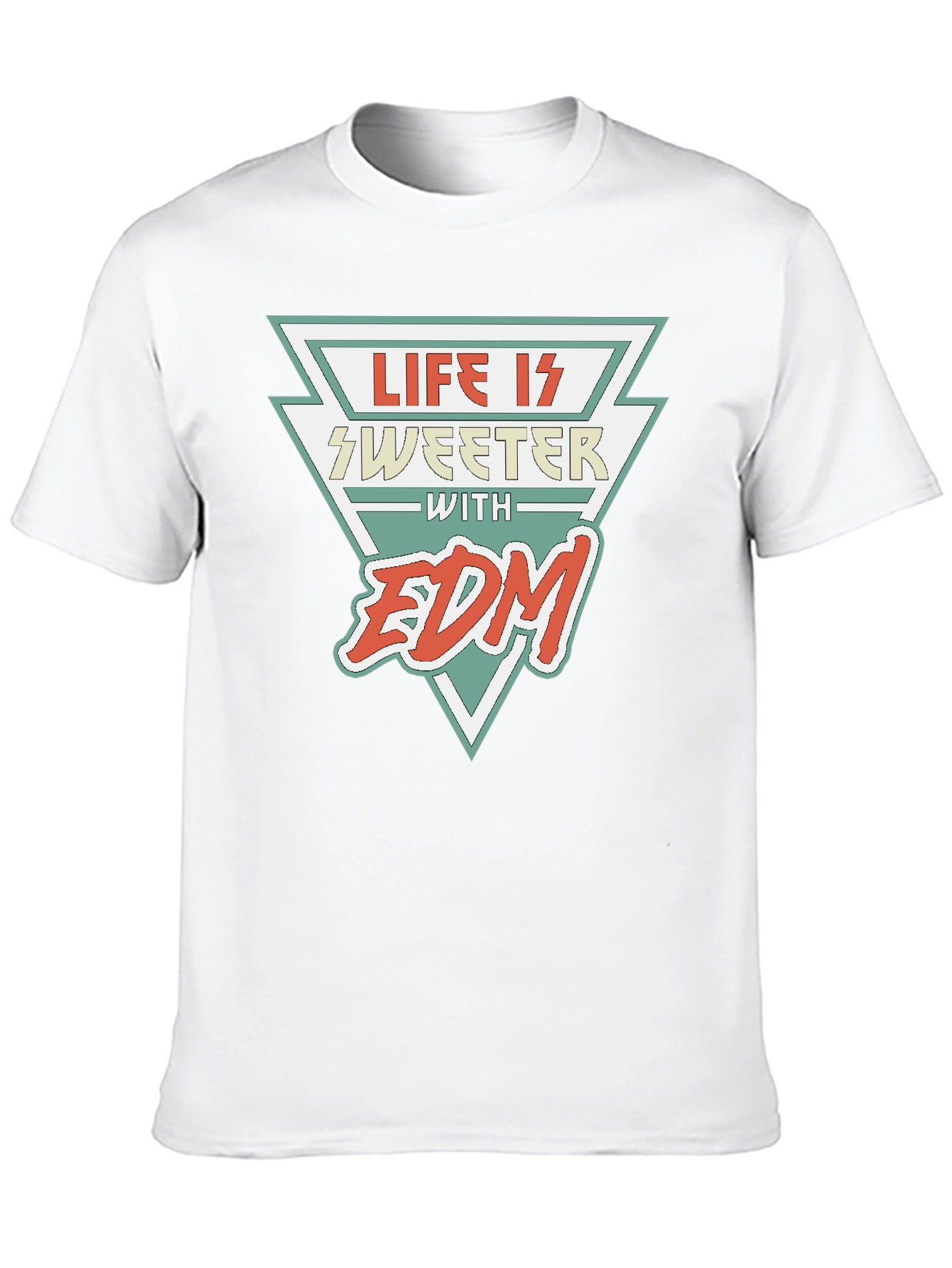 Life is Sweeter with EDM Black T-Shirt
