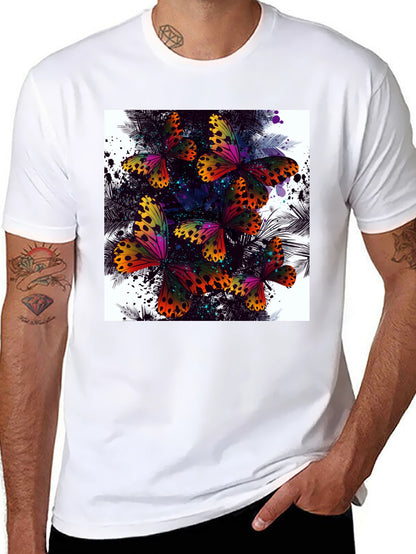 Butterfly Splash Black T-Shirt