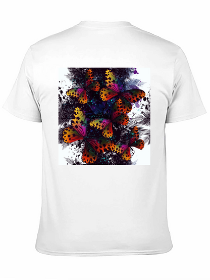 Butterfly Splash Black T-Shirt