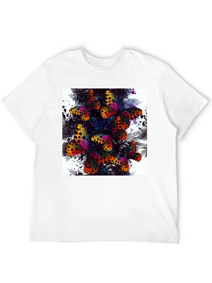 Butterfly Splash Black T-Shirt