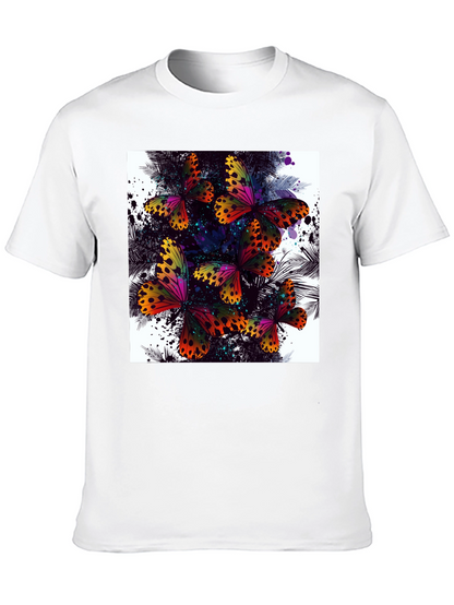 Butterfly Splash Black T-Shirt