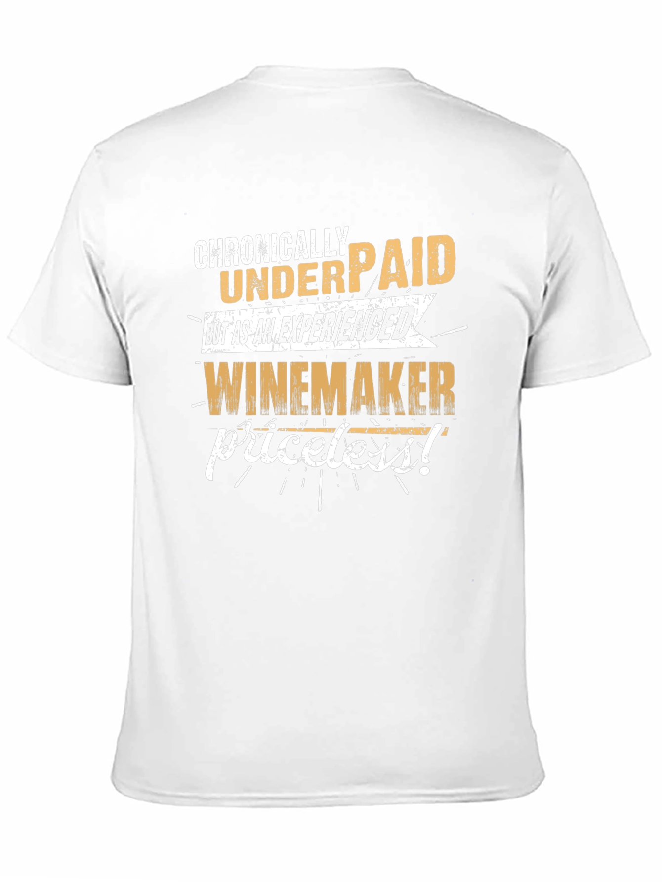 Chronically Underpaid Winemaker Black T-Shirt