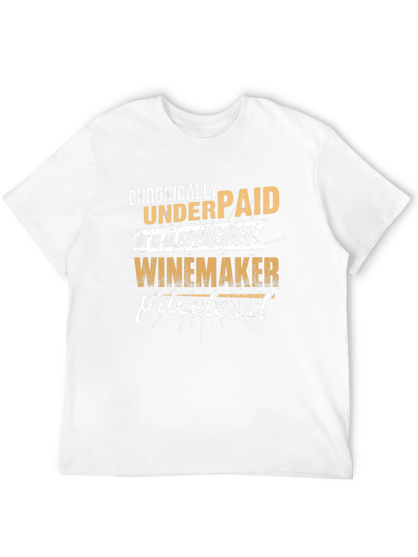 Chronically Underpaid Winemaker Black T-Shirt