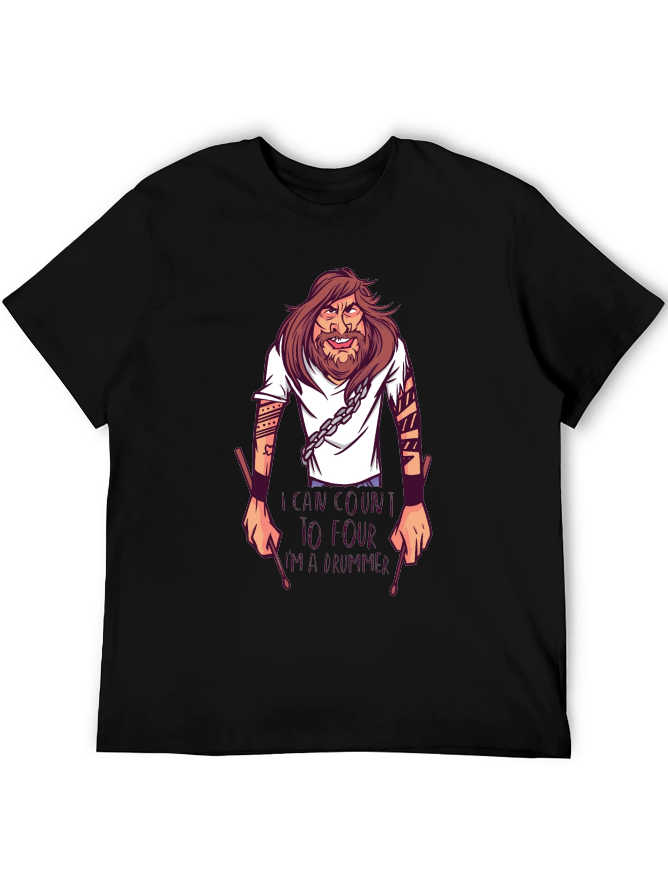 Drummer T-Shirt: Cant Count to Four!
