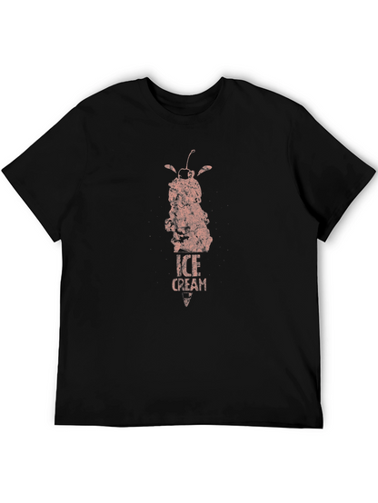 Ice Cream Graphic Tee - Unique Retro Design