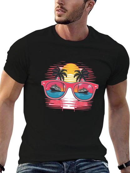 Retro Cruise Sunglasses Graphic Tee