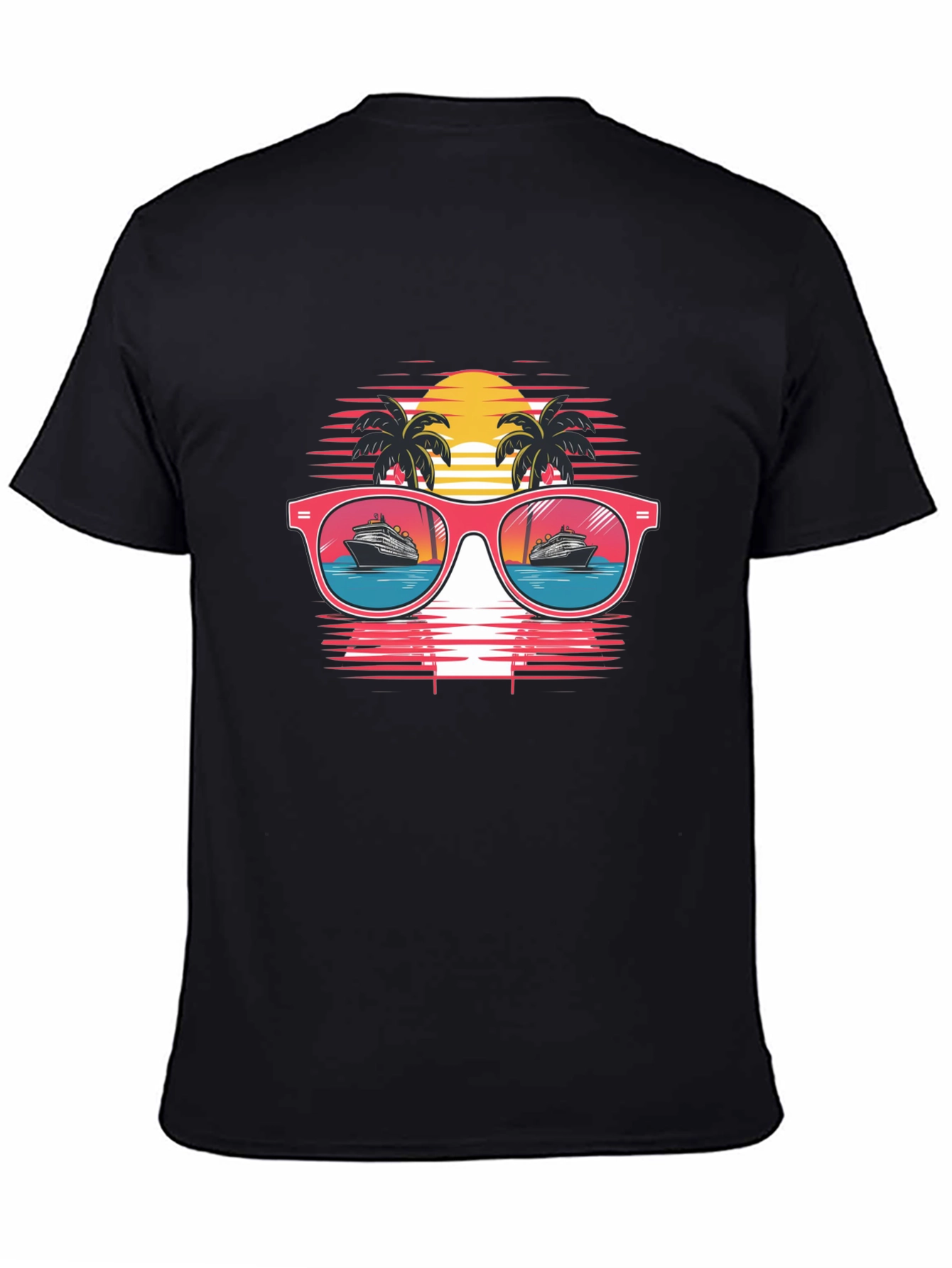 Retro Cruise Sunglasses Graphic Tee