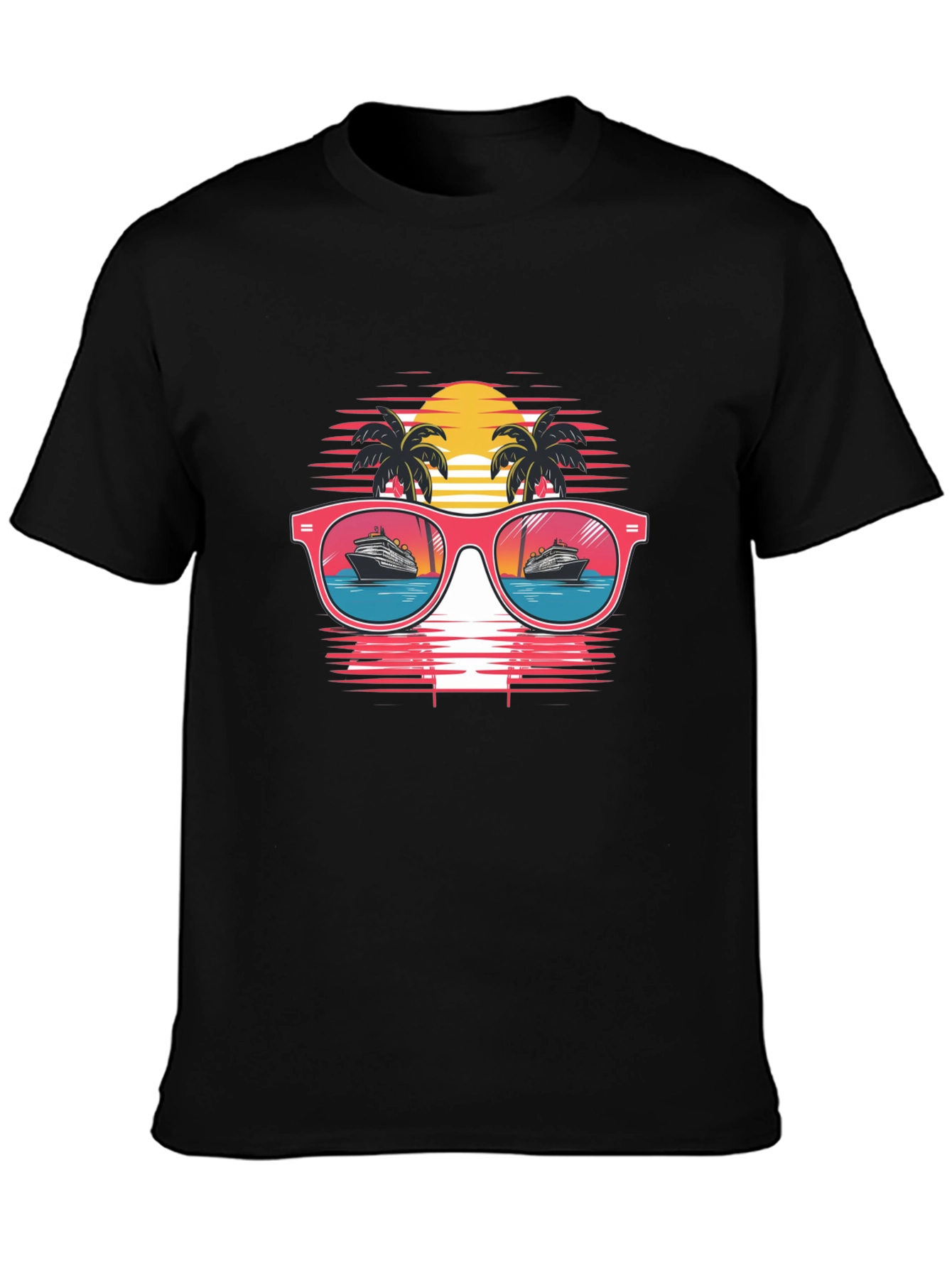 Retro Cruise Sunglasses Graphic Tee