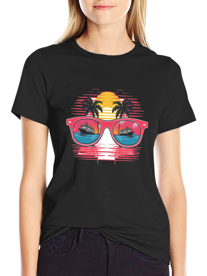 Retro Cruise Sunglasses Graphic Tee