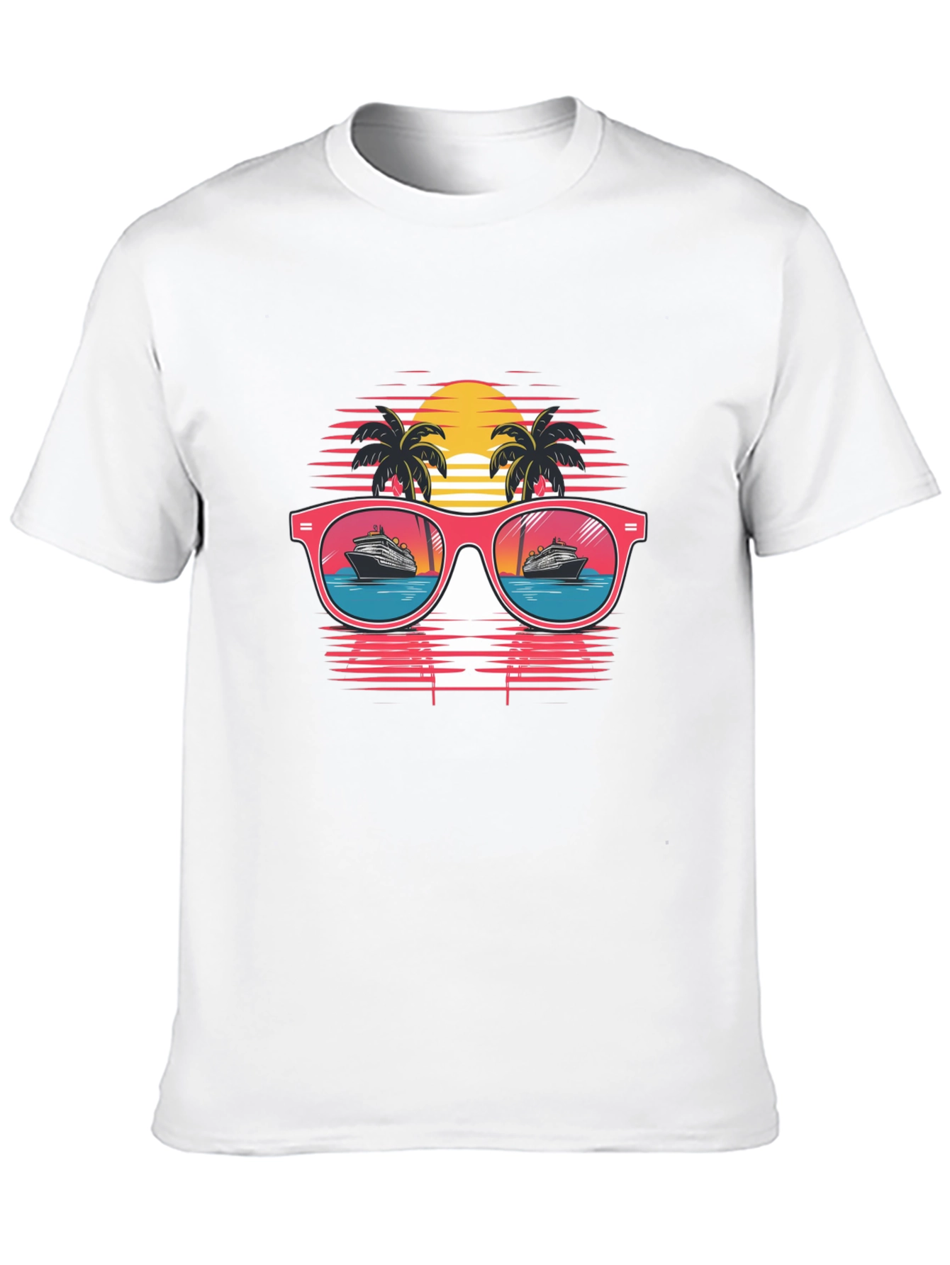 Retro Cruise Sunglasses Graphic Tee