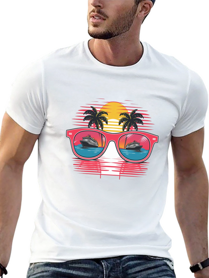 Retro Cruise Sunglasses Graphic Tee