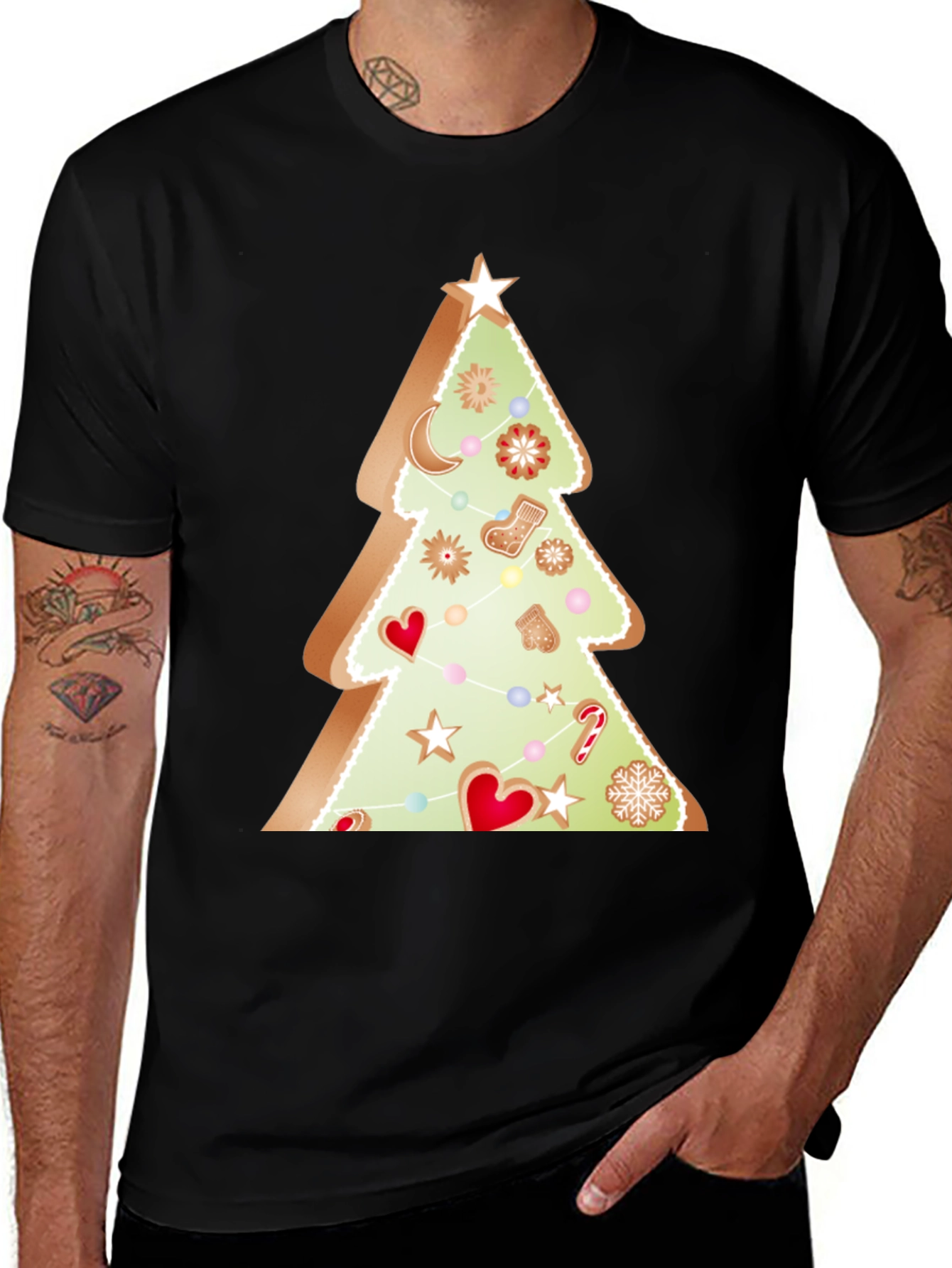 Christmas Tree Gingerbread T-Shirt