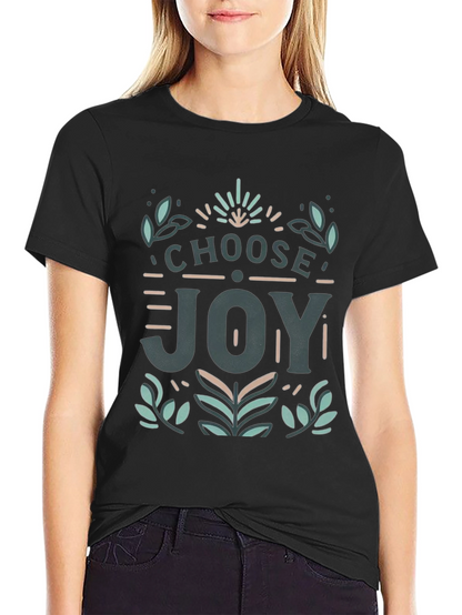 Choose Joy Graphic Tee - Casual Comfort