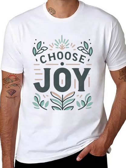 Choose Joy Graphic Tee - Casual Comfort