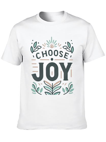 Choose Joy Graphic Tee - Casual Comfort