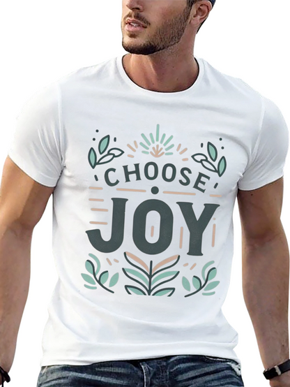 Choose Joy Graphic Tee - Casual Comfort