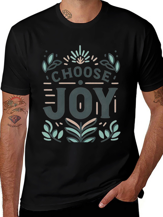 Choose Joy Graphic Tee - Casual Comfort