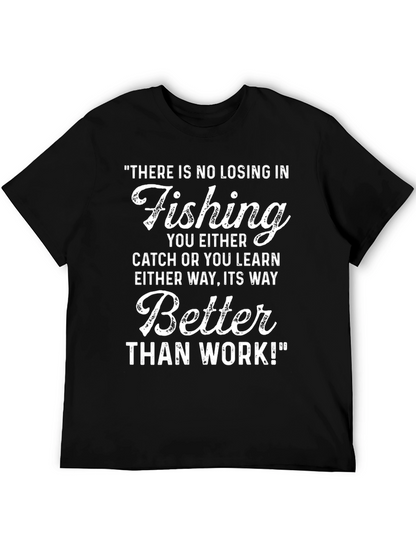 Fishing Graphic T-Shirt - Better Than Work!