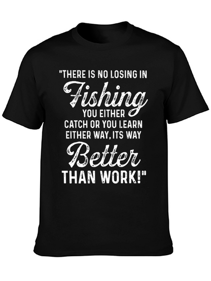 Fishing Graphic T-Shirt - Better Than Work!