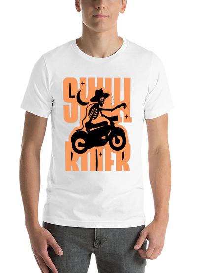Skull Rider Graphic T-Shirt - Black