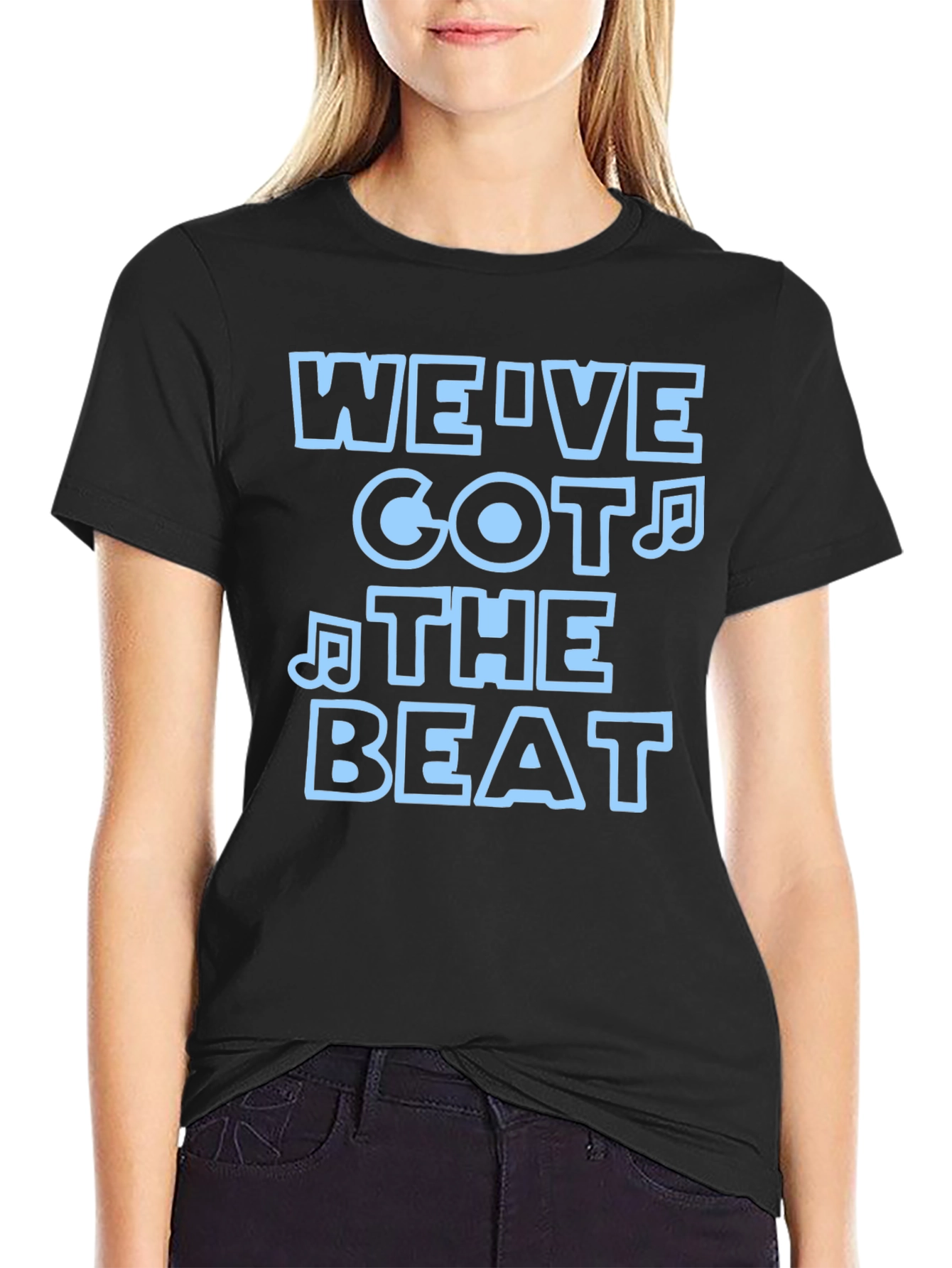 Weve Got The Beat Black Graphic Tee