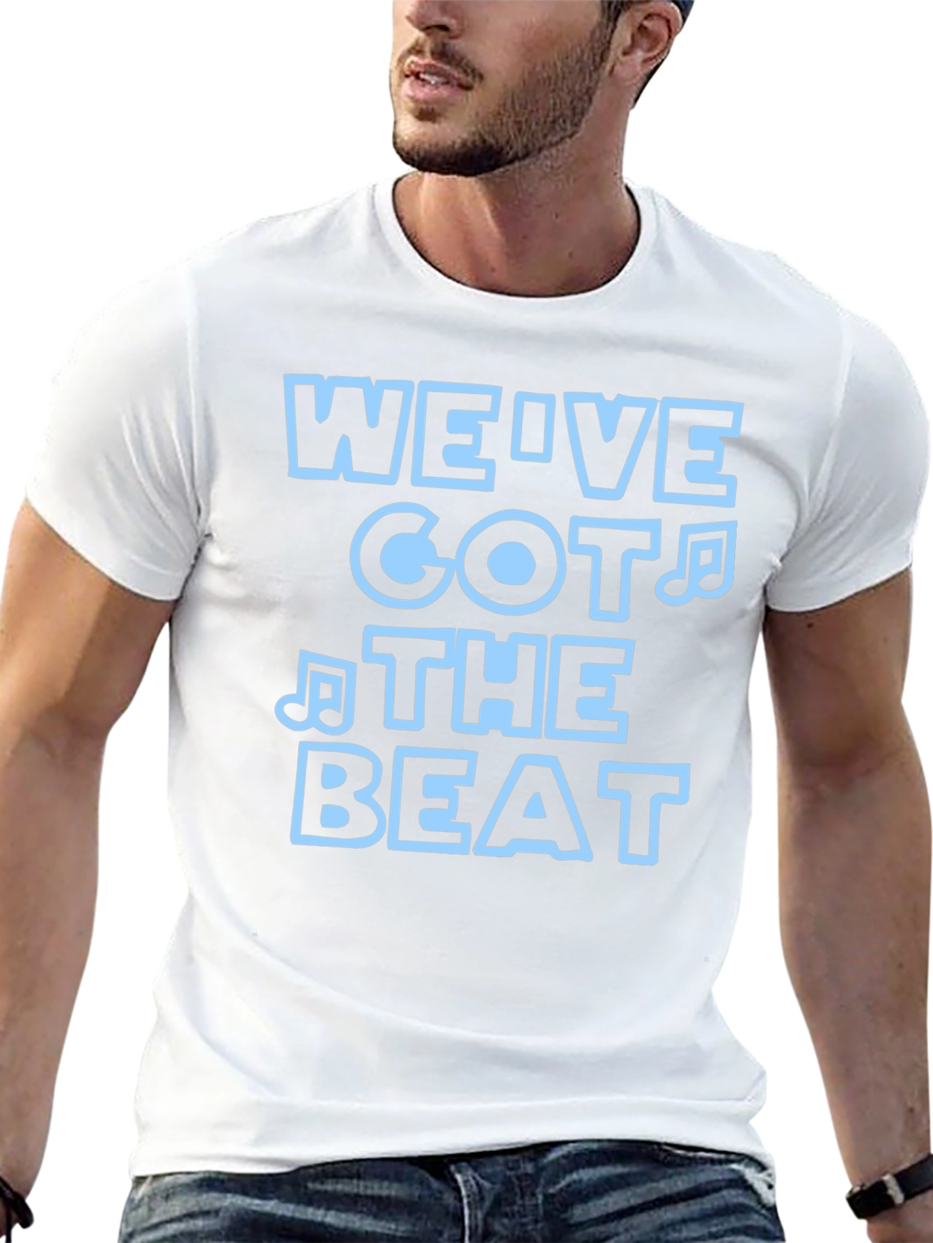 Weve Got The Beat Black Graphic Tee