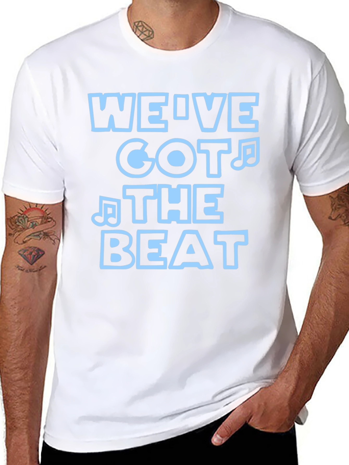 Weve Got The Beat Black Graphic Tee