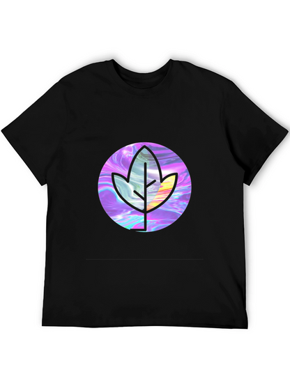Leaf Graphic Black T-Shirt - Stylish & Unique Design