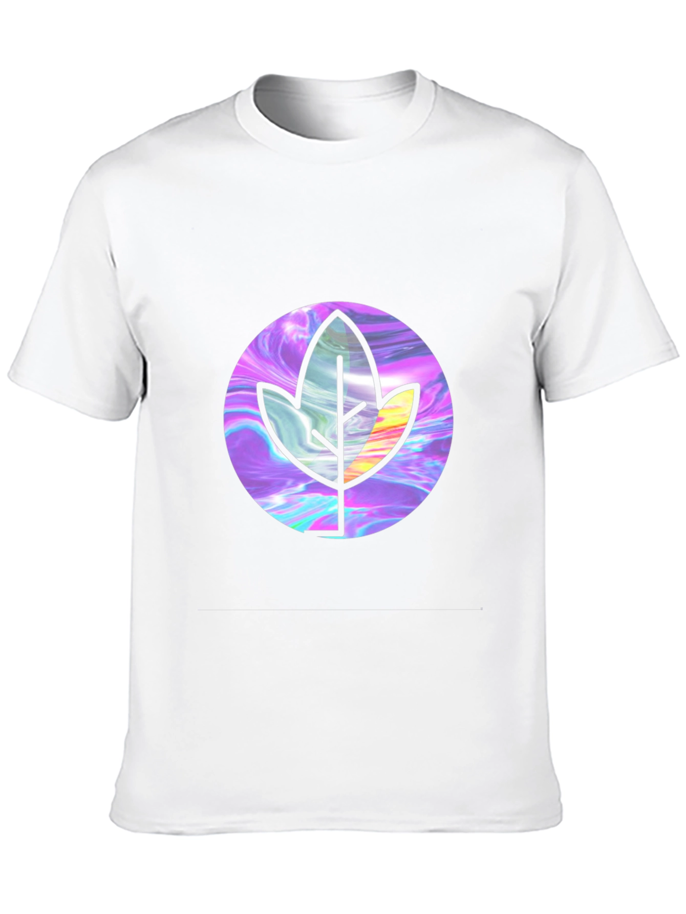 Leaf Graphic Black T-Shirt - Stylish & Unique Design