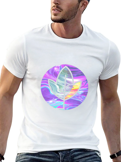 Leaf Graphic Black T-Shirt - Stylish & Unique Design