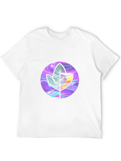Leaf Graphic Black T-Shirt - Stylish & Unique Design