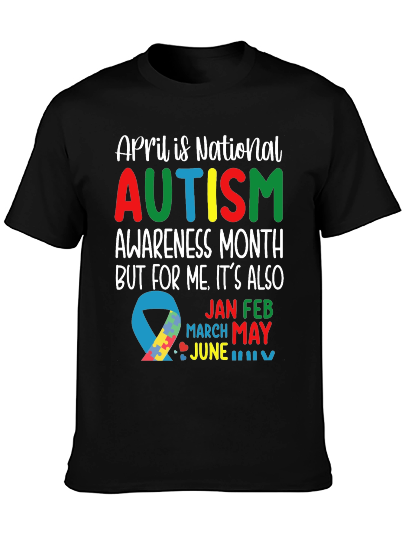 Autism Awareness Month Graphic T-Shirt