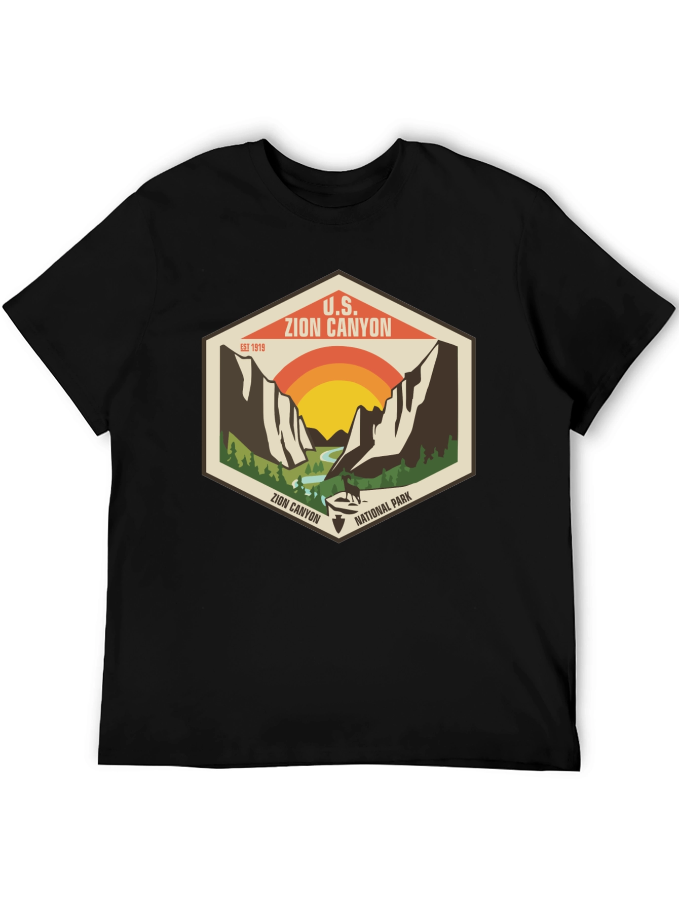 Zion Canyon National Park Graphic Tee