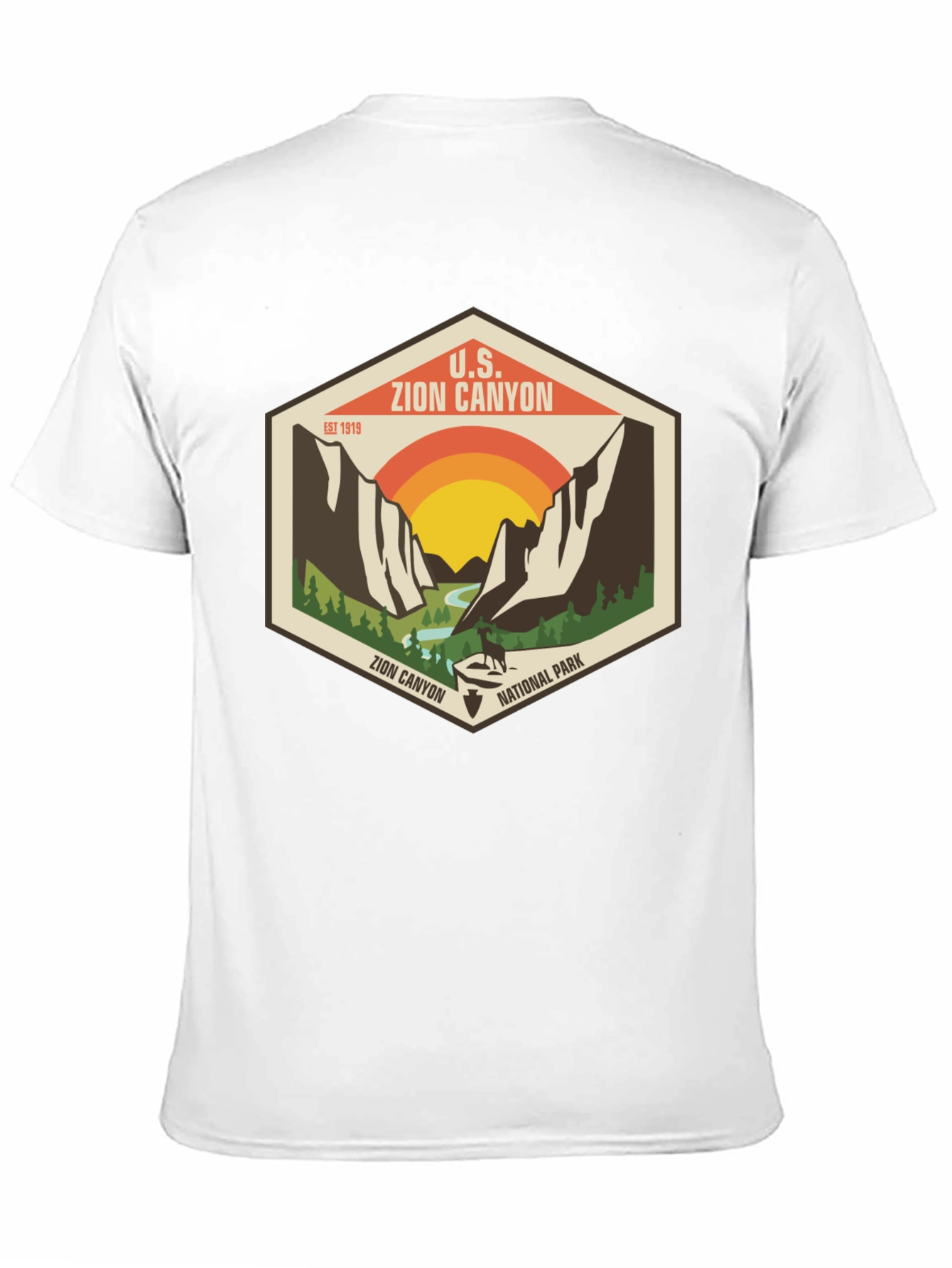 Zion Canyon National Park Graphic Tee