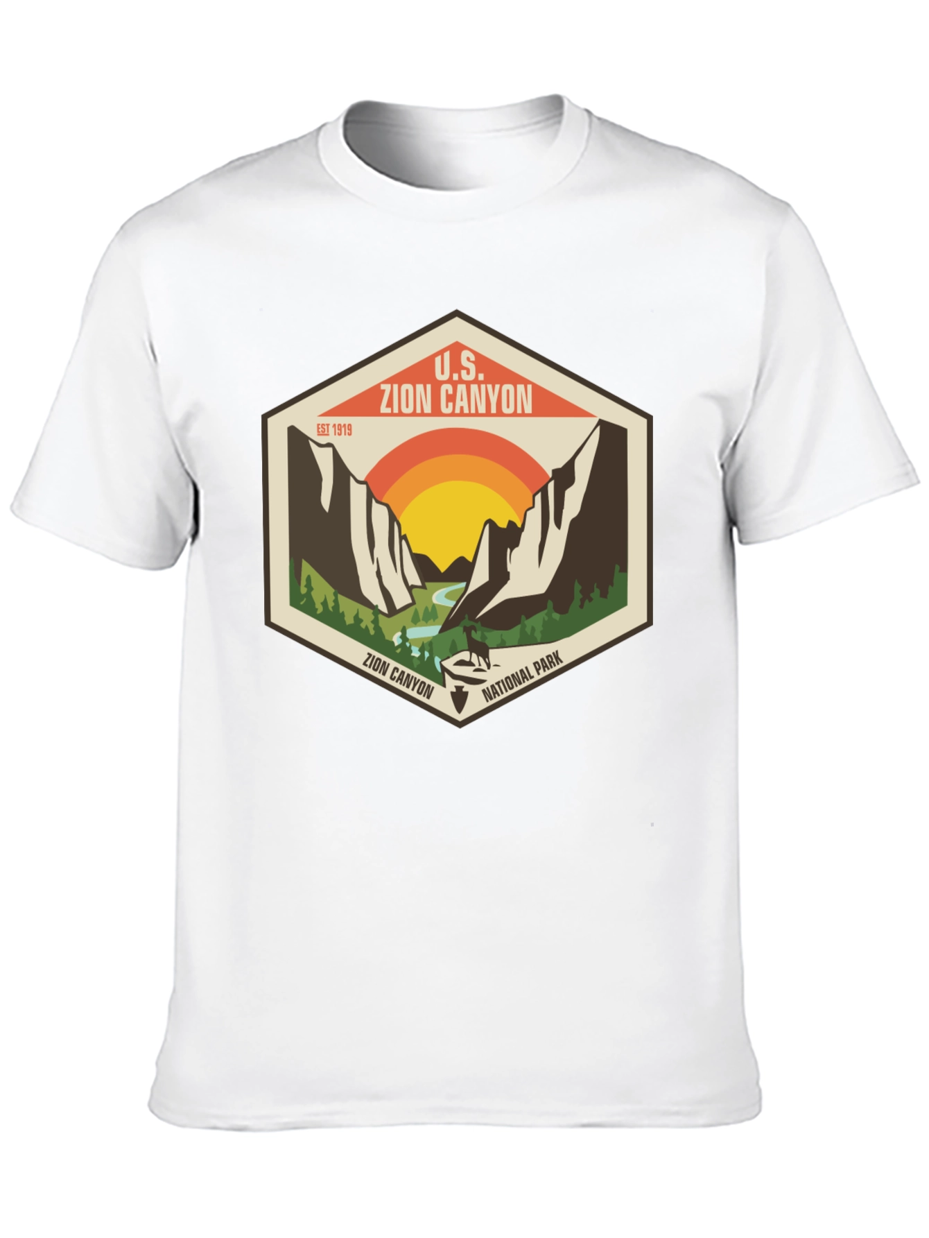 Zion Canyon National Park Graphic Tee